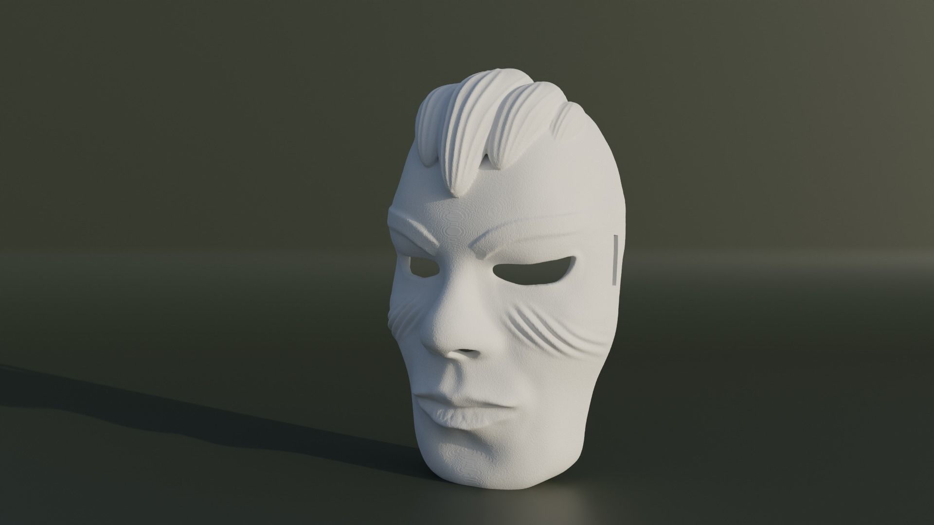 Voodoo Face Mask - Cannibal Cosplay Mask 3D print model_4