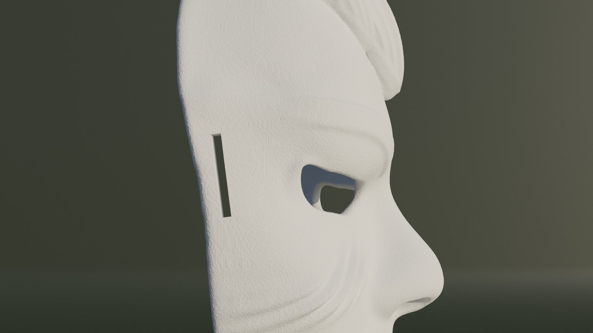 Voodoo Face Mask - Cannibal Cosplay Mask 3D print model_10