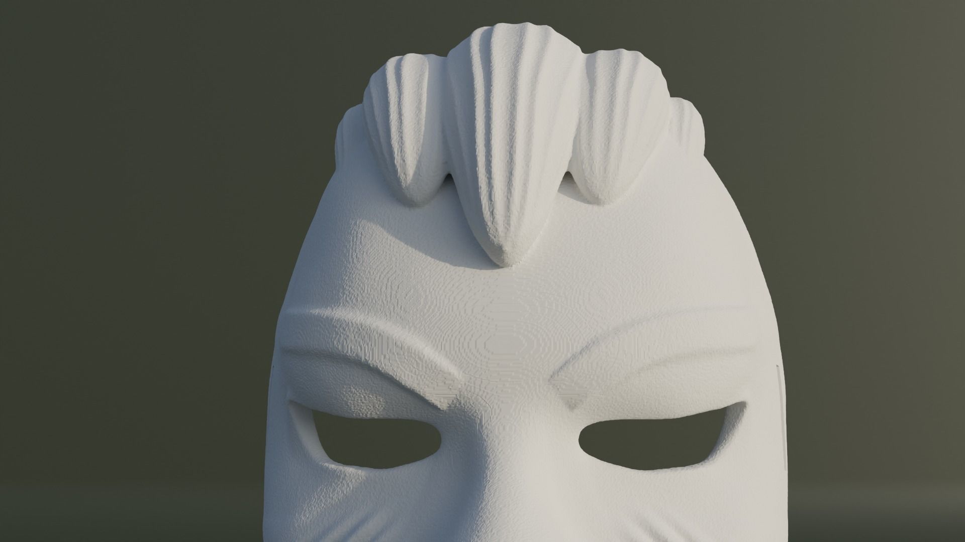 Voodoo Face Mask - Cannibal Cosplay Mask 3D print model_9