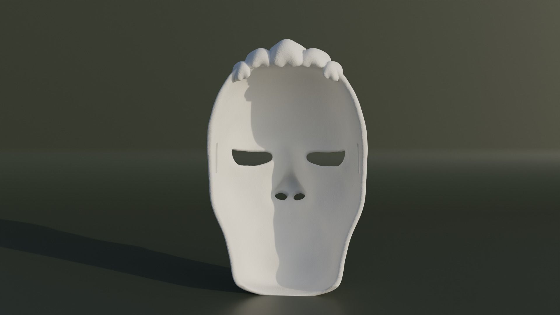 Voodoo Face Mask - Cannibal Cosplay Mask 3D print model_7