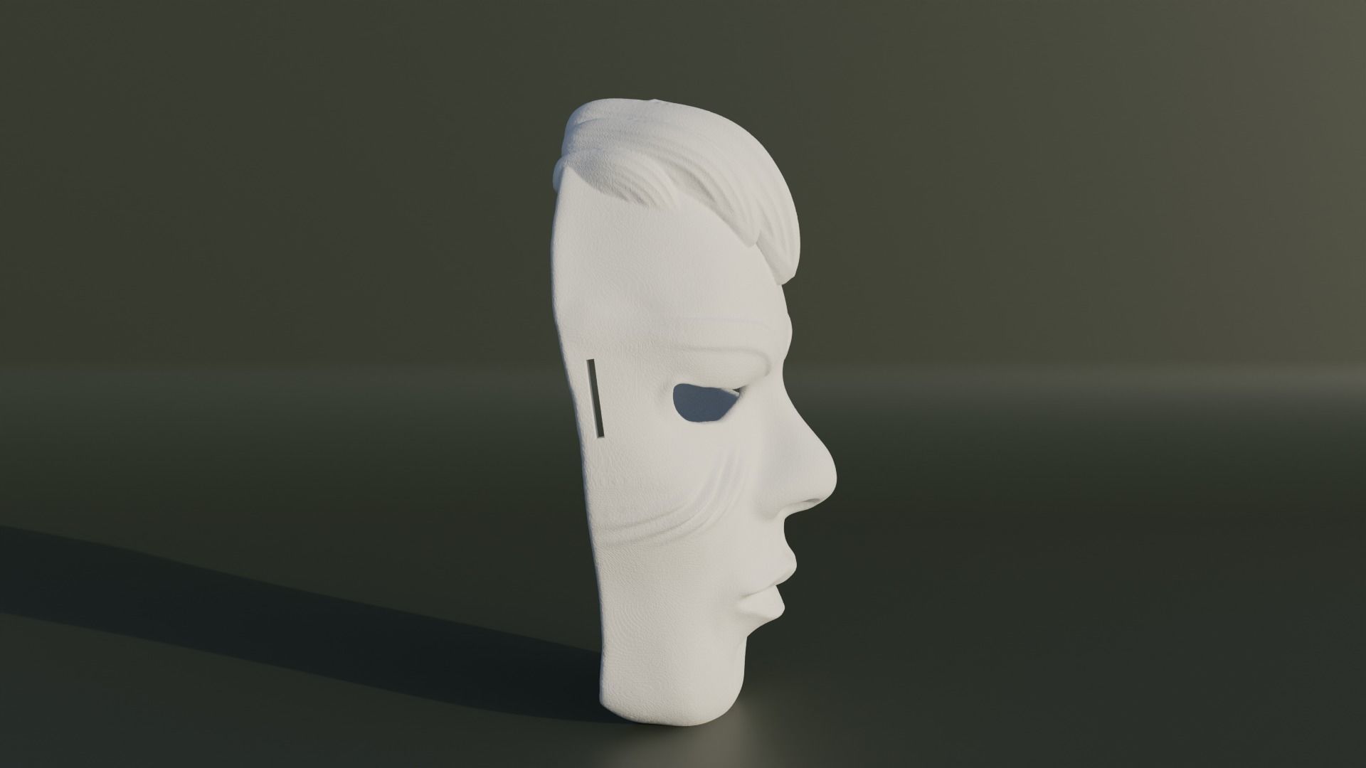 Voodoo Face Mask - Cannibal Cosplay Mask 3D print model_3