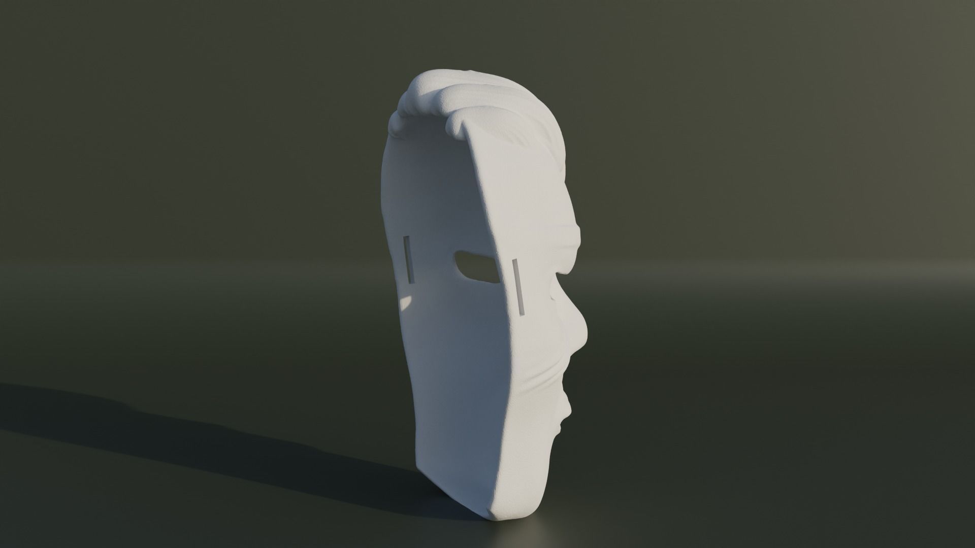 Voodoo Face Mask - Cannibal Cosplay Mask 3D print model_5