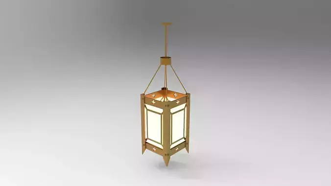lantern N hanging
