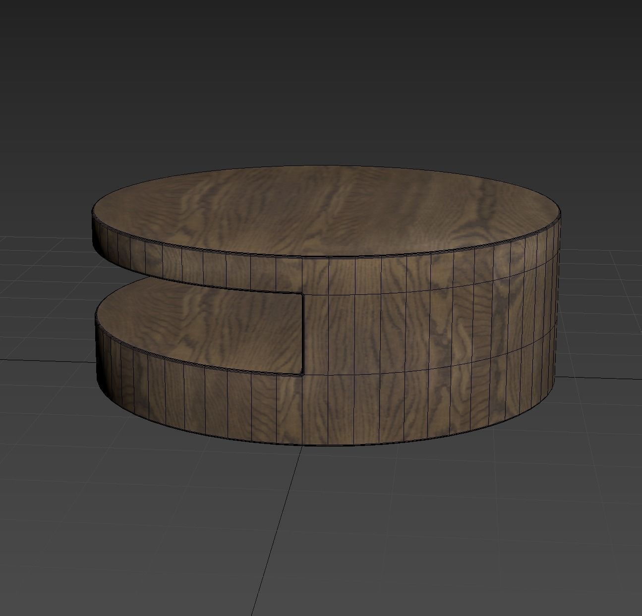 Weston Round Coffee Table 3D model_5