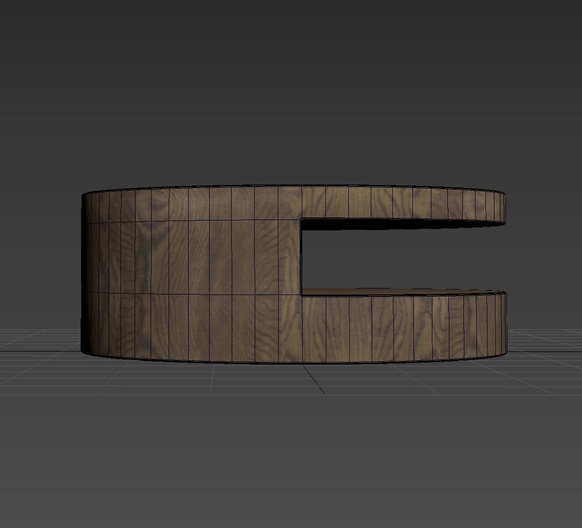 Weston Round Coffee Table 3D model_21