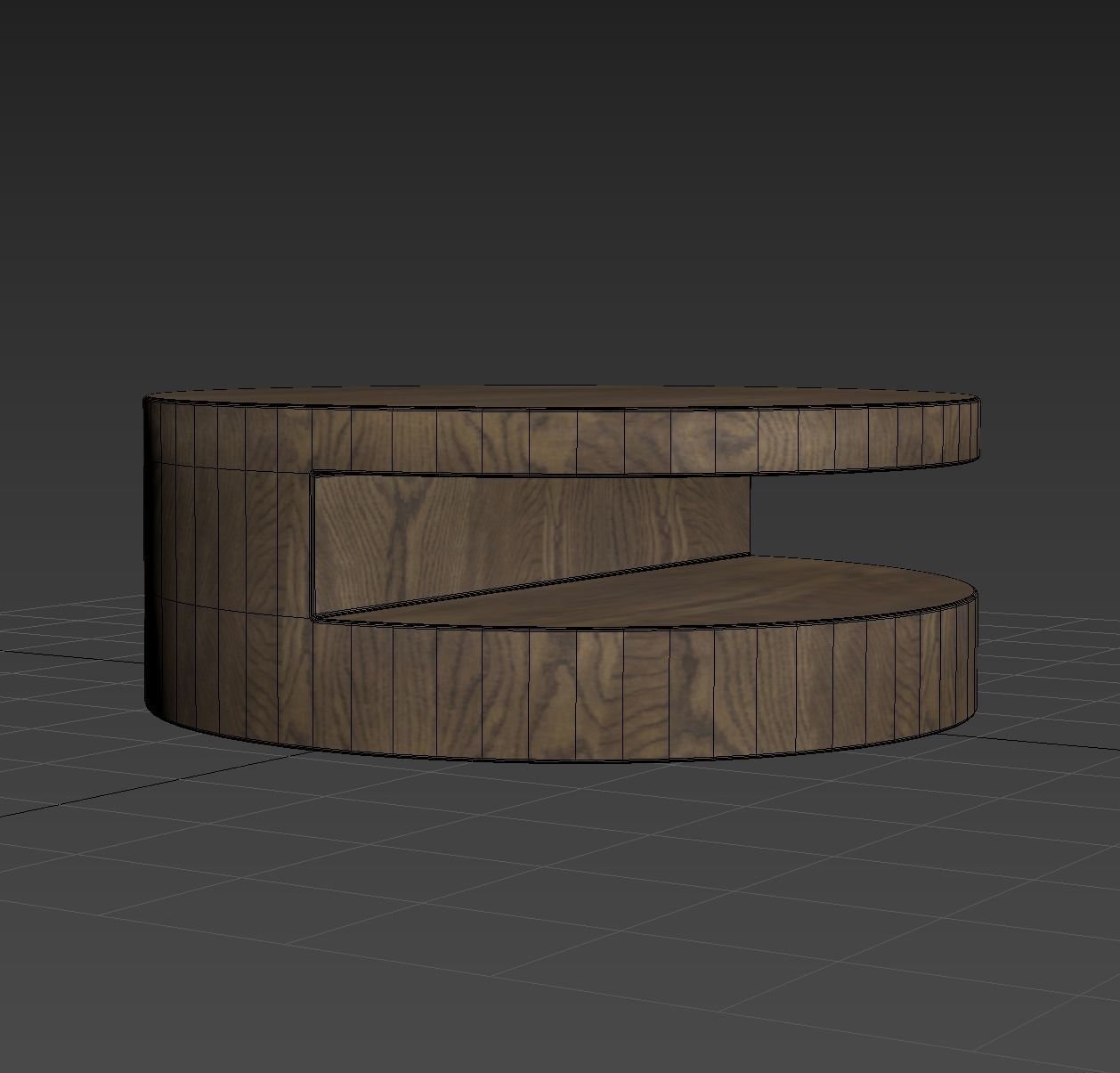 Weston Round Coffee Table 3D model_11