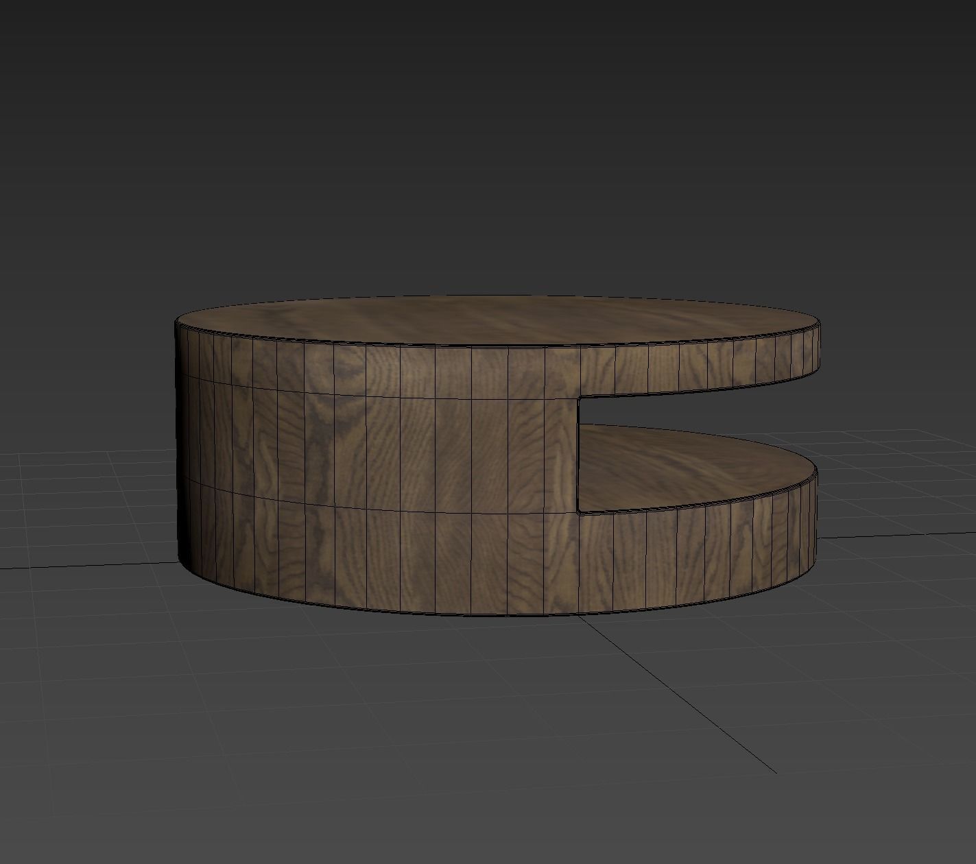 Weston Round Coffee Table 3D model_9