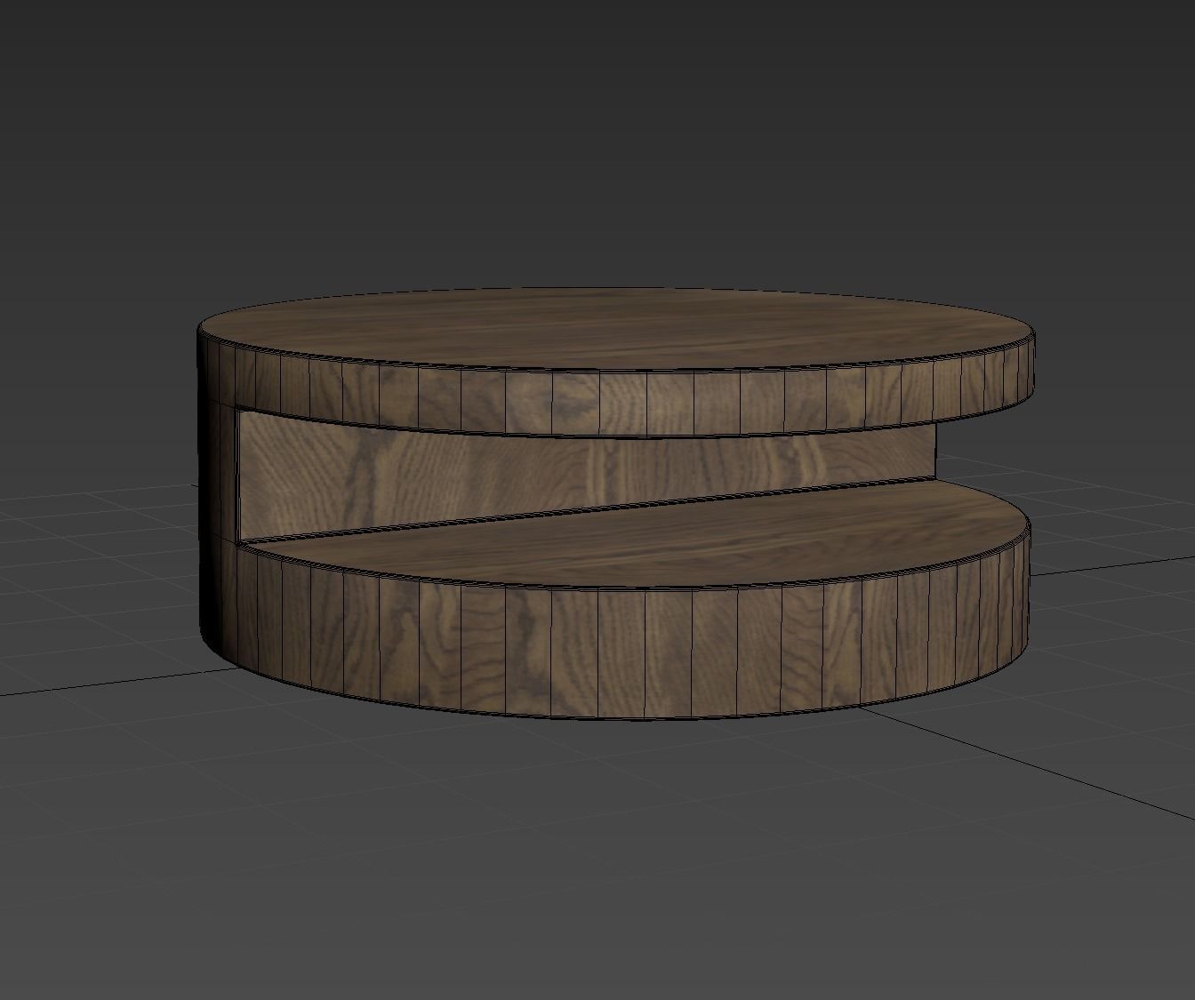 Weston Round Coffee Table 3D model_13
