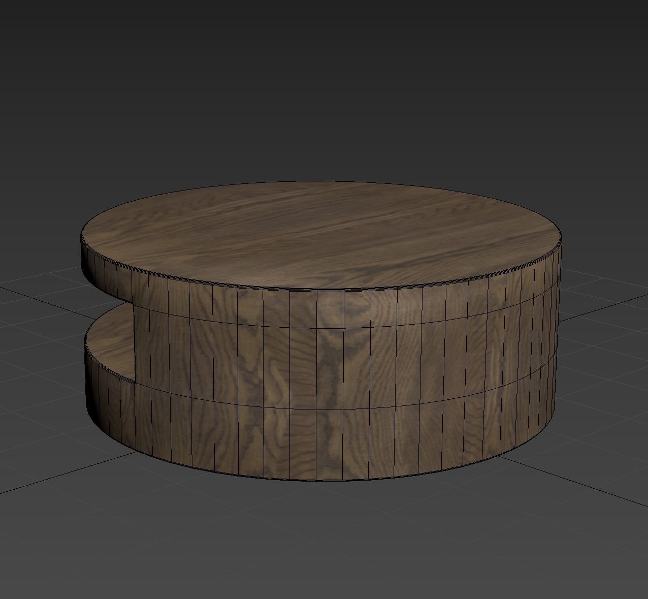 Weston Round Coffee Table 3D model_7
