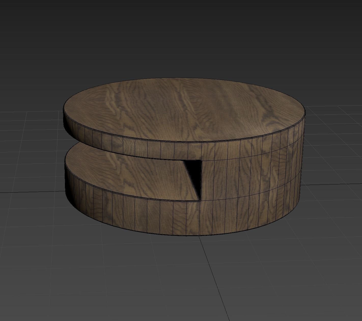 Weston Round Coffee Table 3D model_3