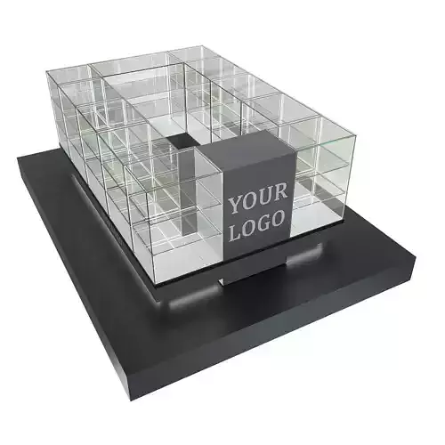 the outlet in a supermarket 3D model low poly