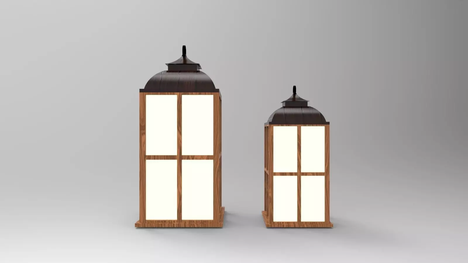 lantern R two lanterns 3D model_0