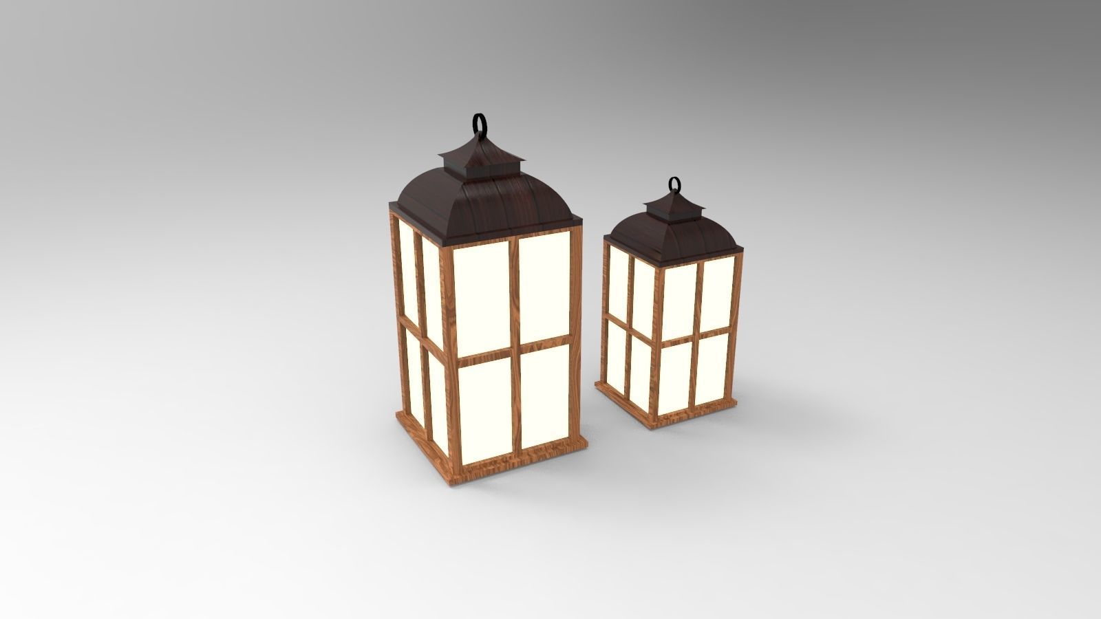 lantern R two lanterns 3D model_3