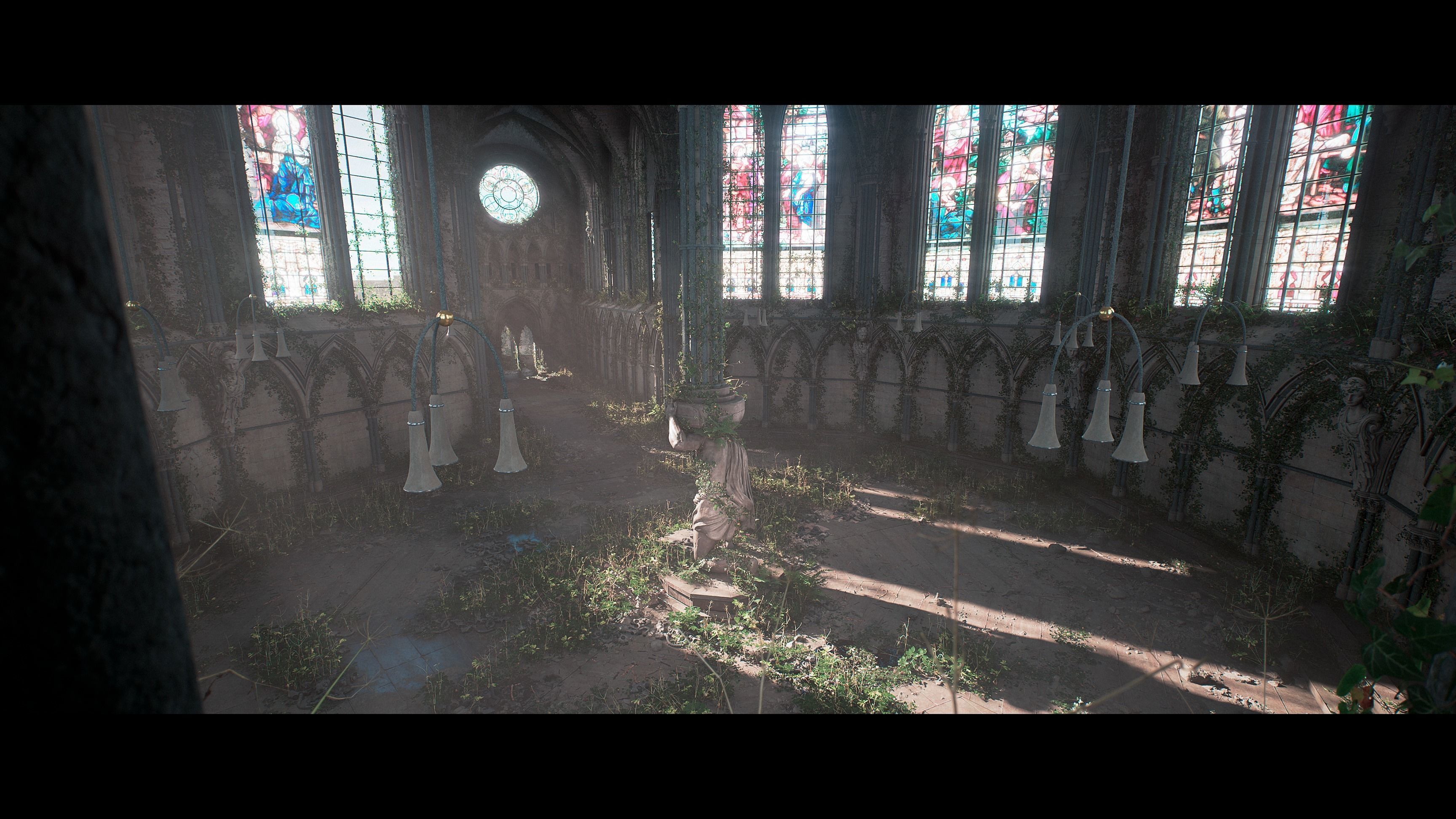 Abandoned Church - The Last of Us Environment Inspired 3D model_3