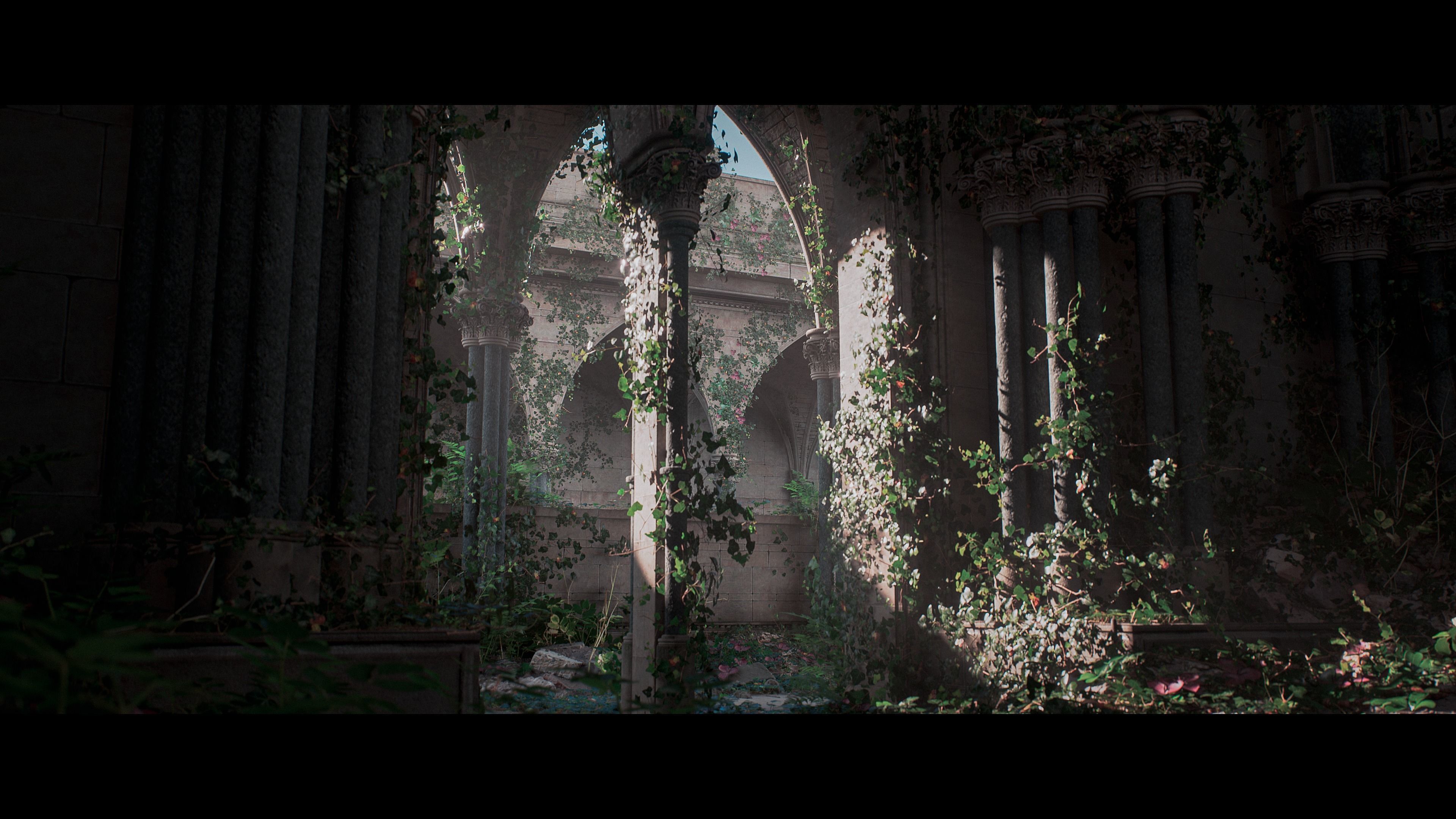 Abandoned Church - The Last of Us Environment Inspired 3D model_2