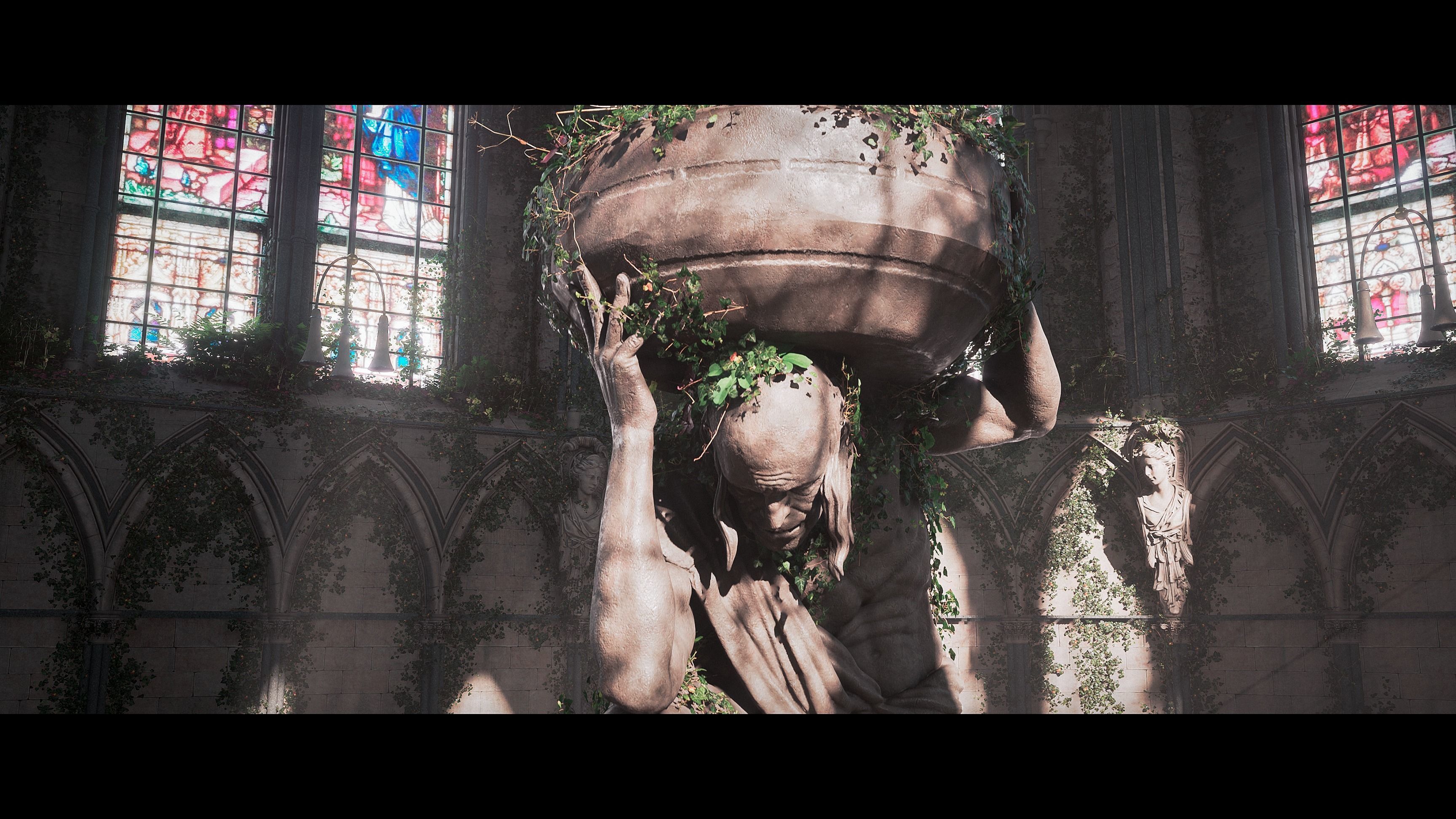 Abandoned Church - The Last of Us Environment Inspired 3D model_5