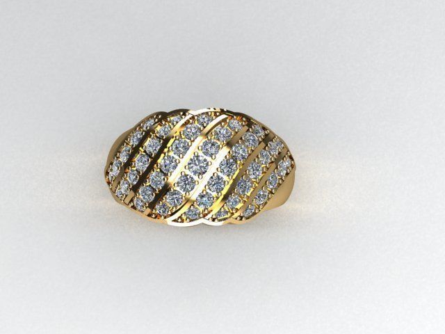 jewelry ring 3D print model_2