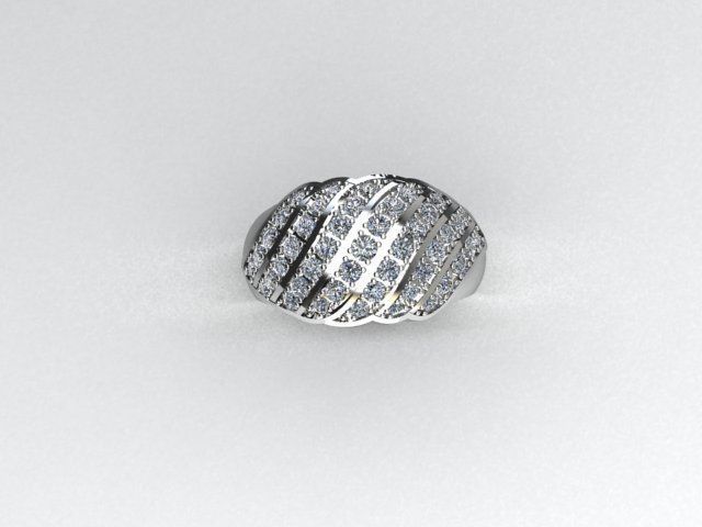 jewelry ring 3D print model_1