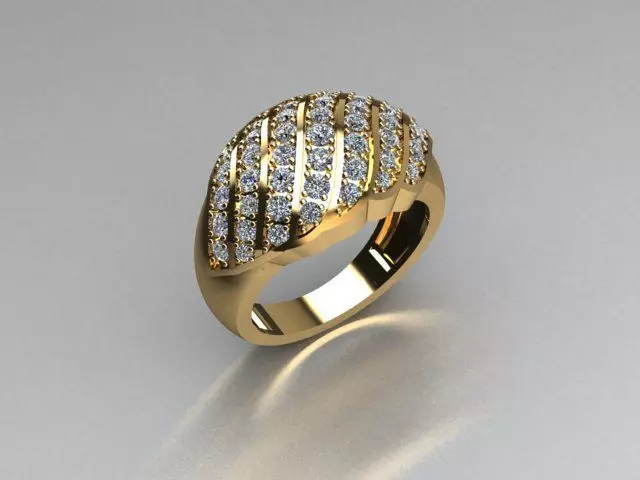 jewelry ring 3D print model_0