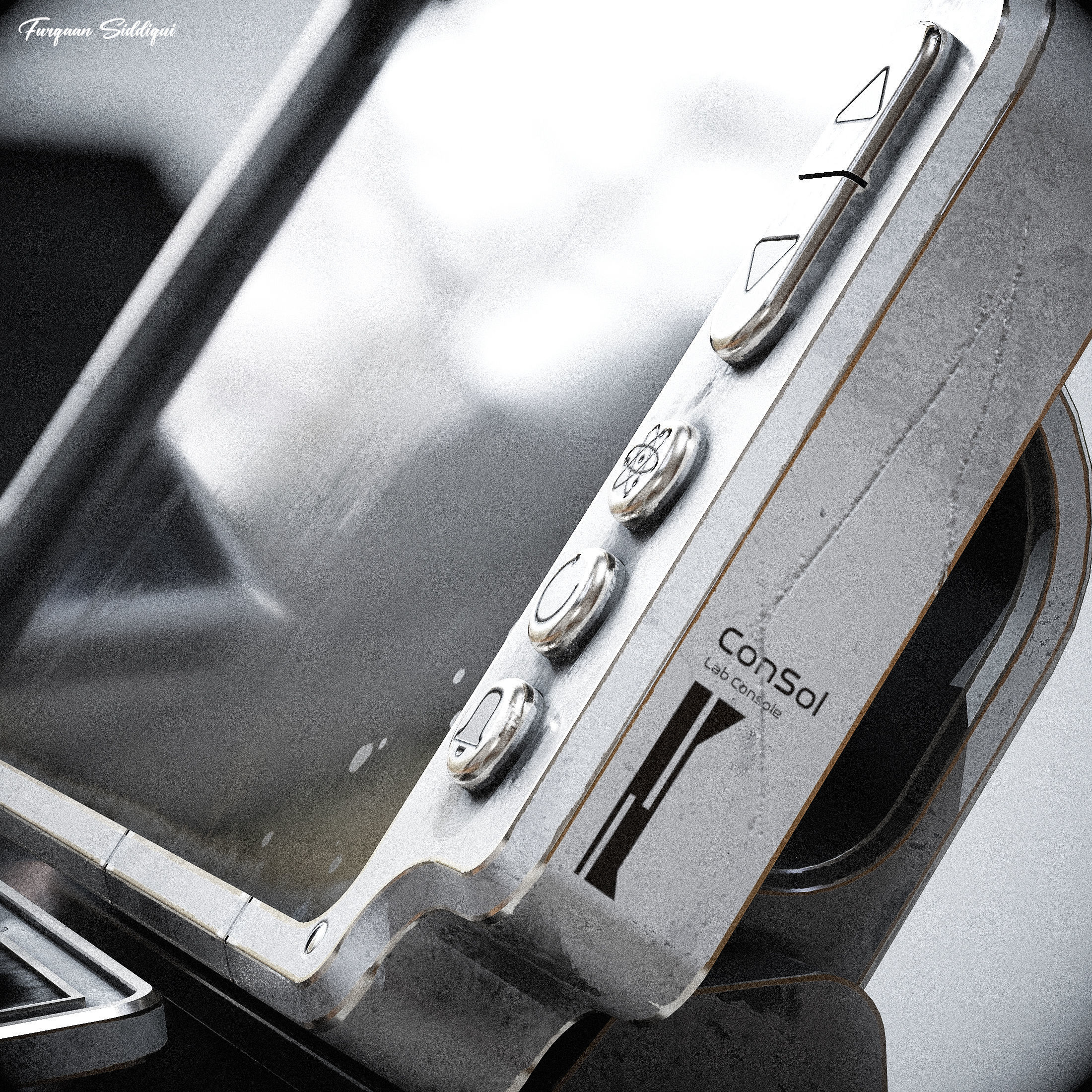 Sci-fi Console ARchie One Low-poly 3D model_15