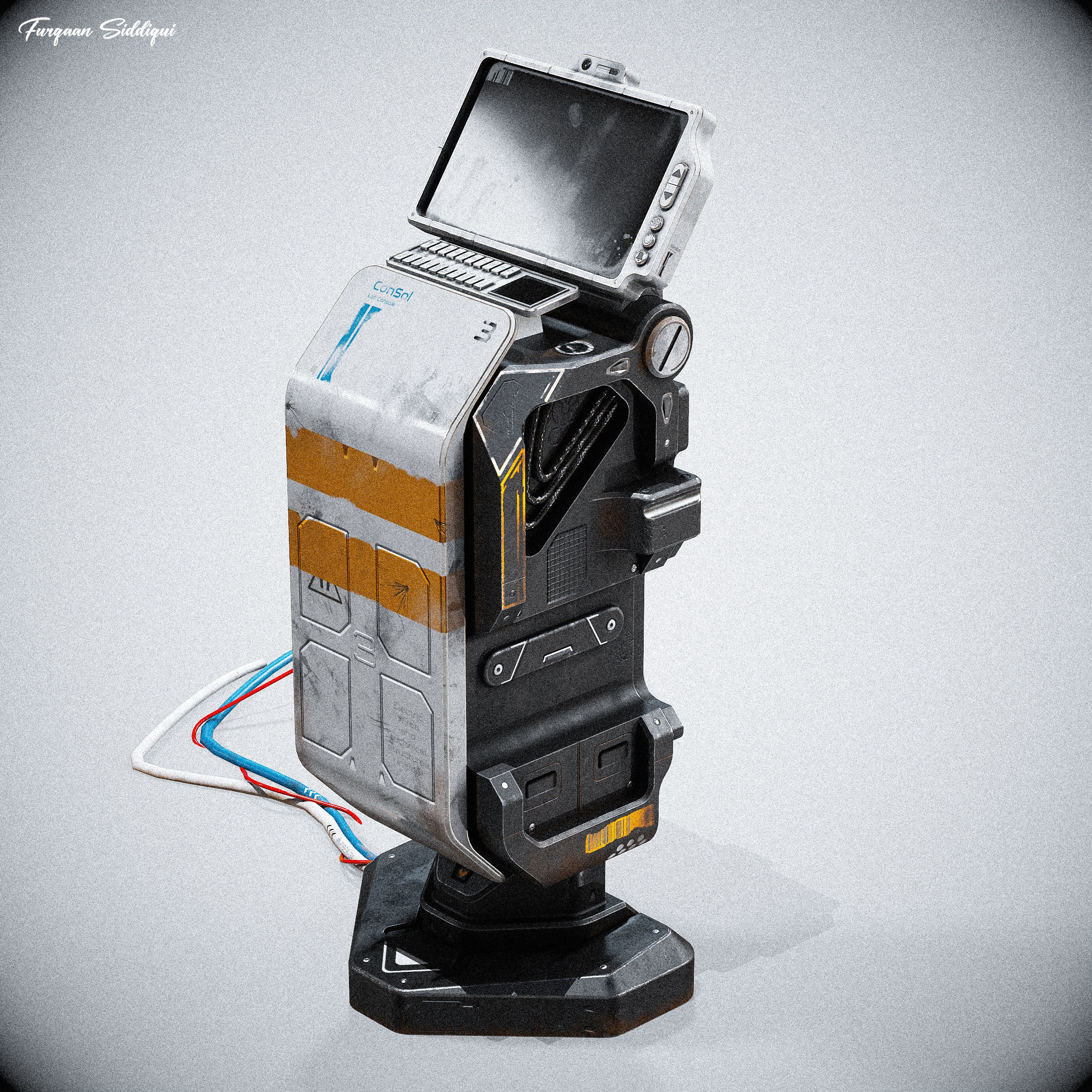 Sci-fi Console ARchie One Low-poly 3D model_8