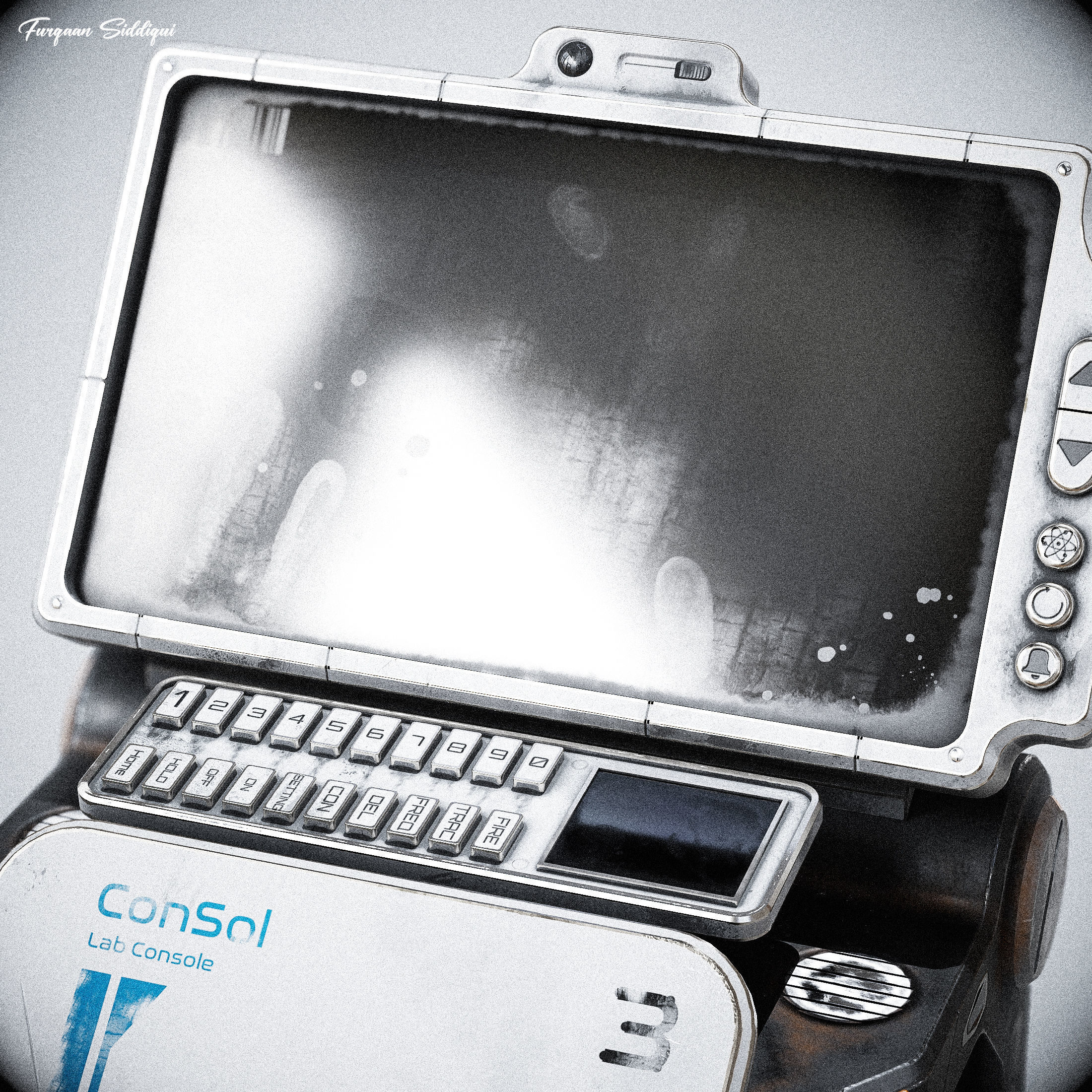 Sci-fi Console ARchie One Low-poly 3D model_13