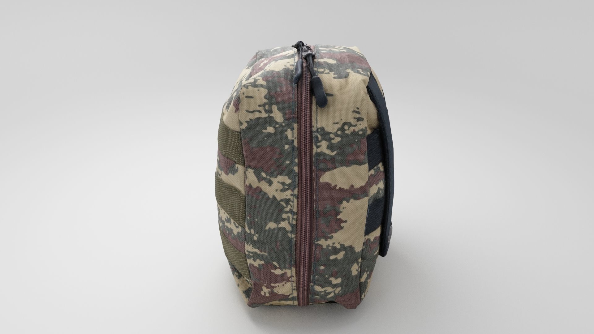 Military tactical medical first aid kit or Ammunition pouch 3D model_1