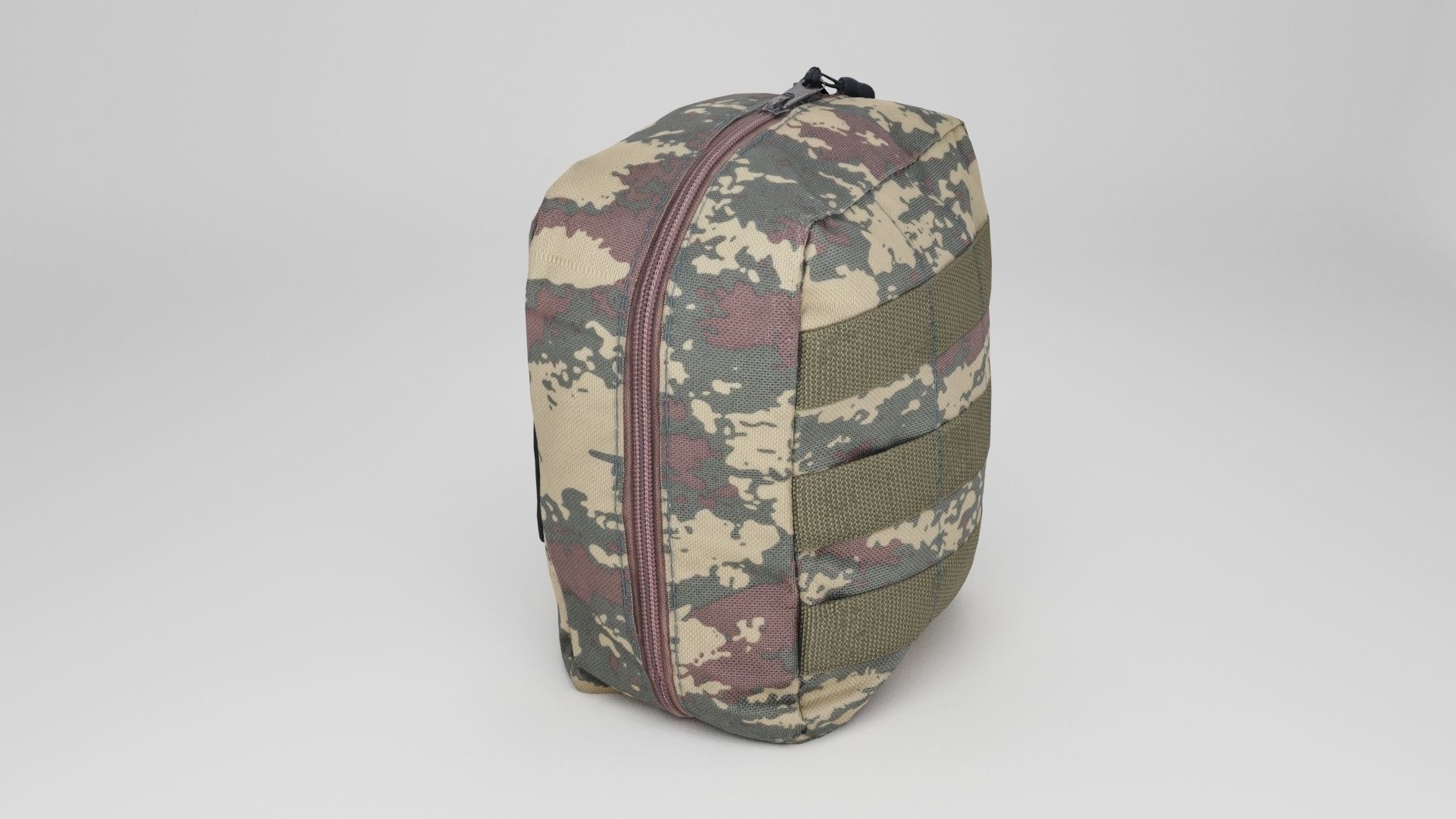 Military tactical medical first aid kit or Ammunition pouch 3D model_3
