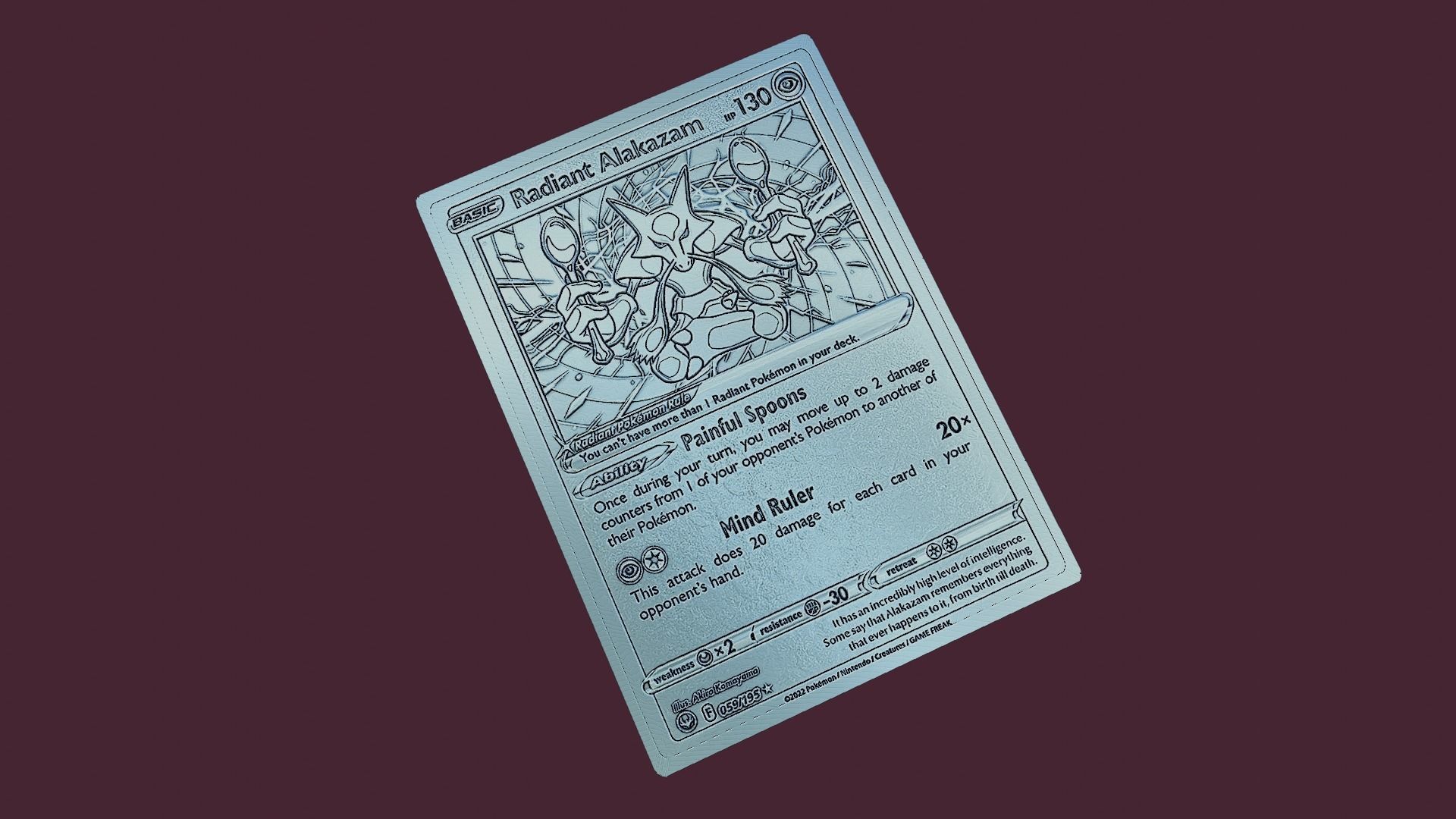 Alakazan Pokemon 3D print model_1