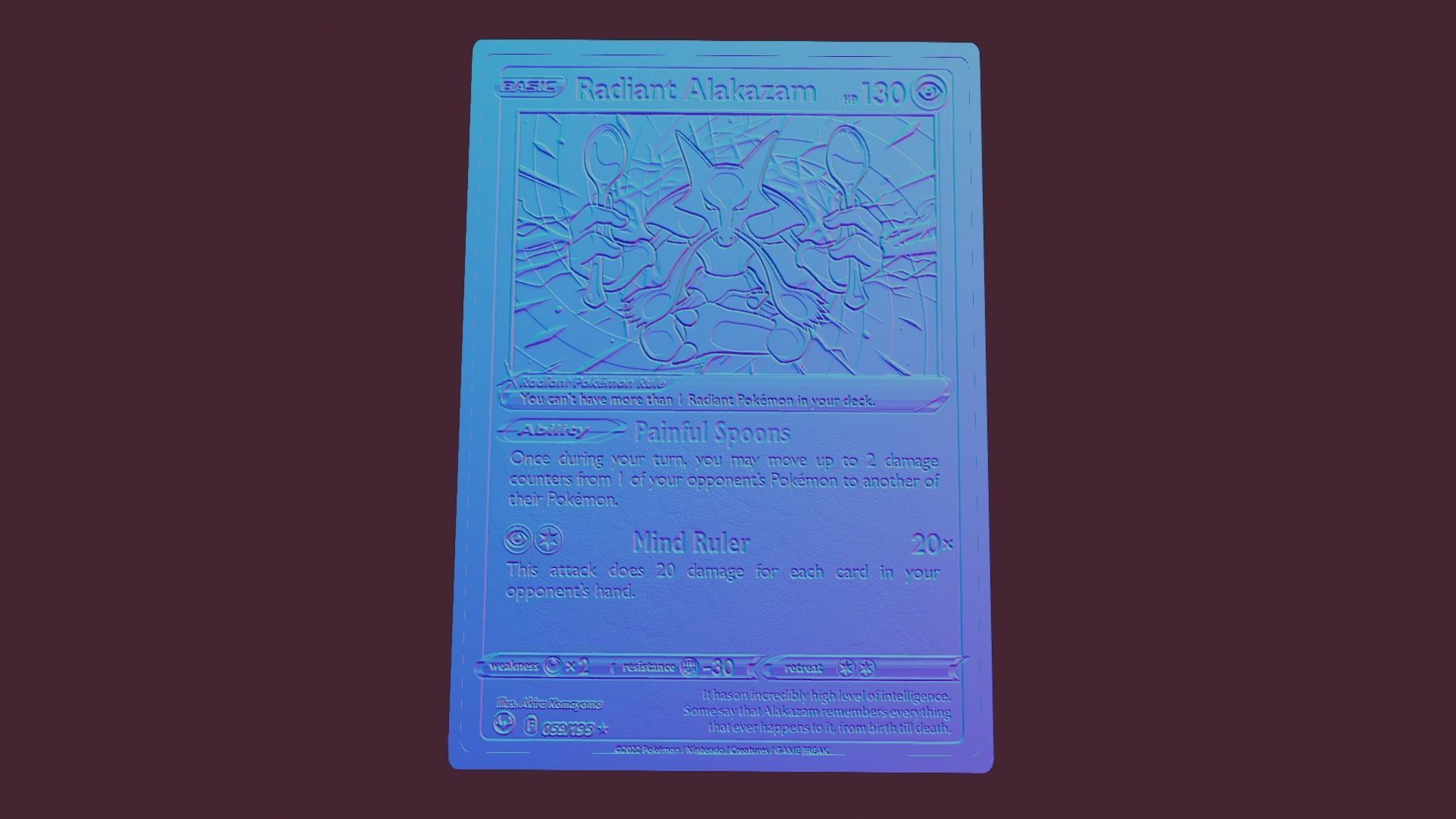 Alakazan Pokemon 3D print model_2
