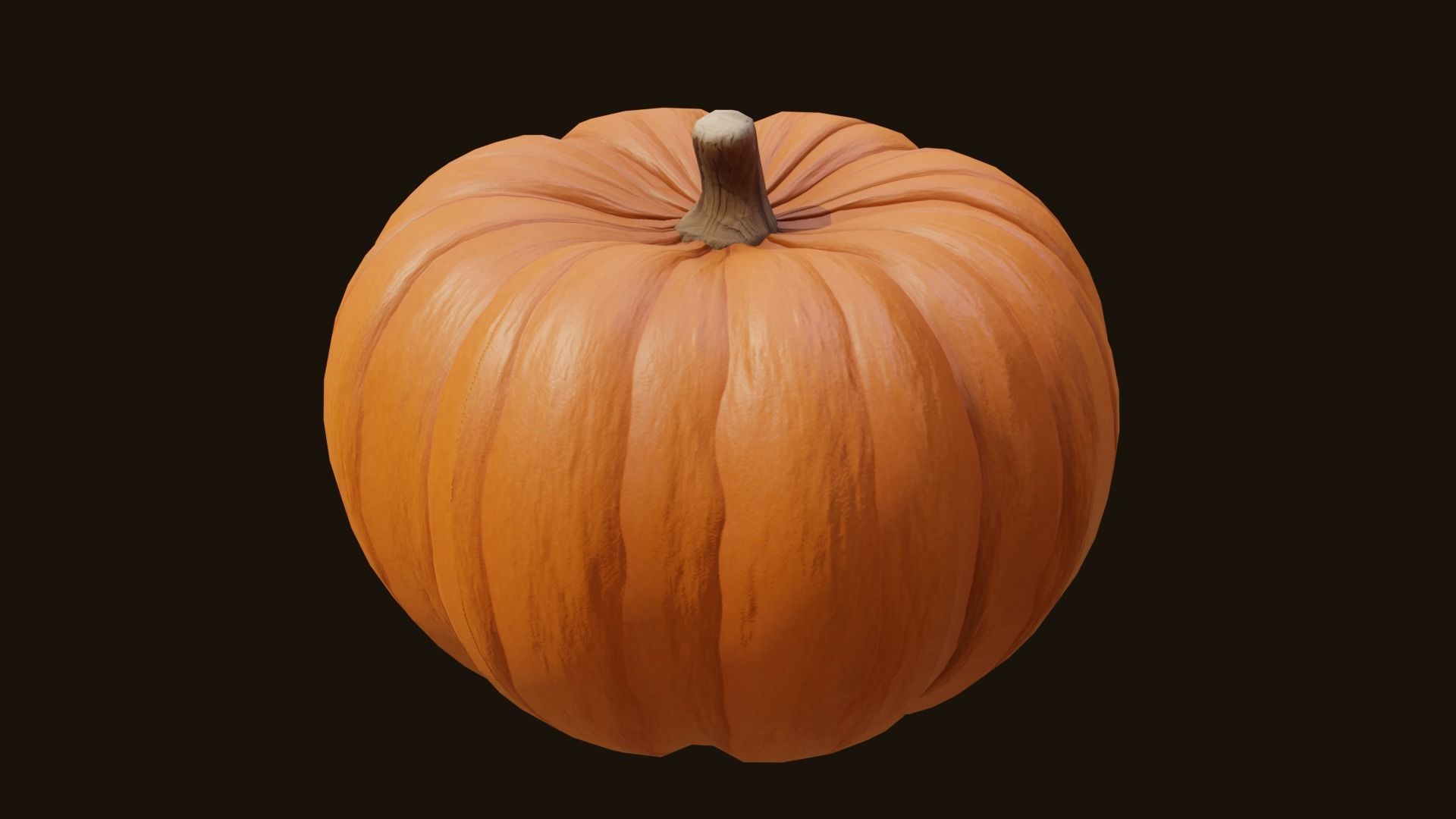 Pumpkins pumpkin Low-poly 3D model_2
