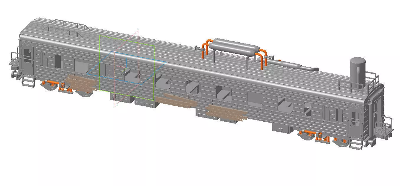 Locomotive wagon from Metro Exodus 3D print model_0