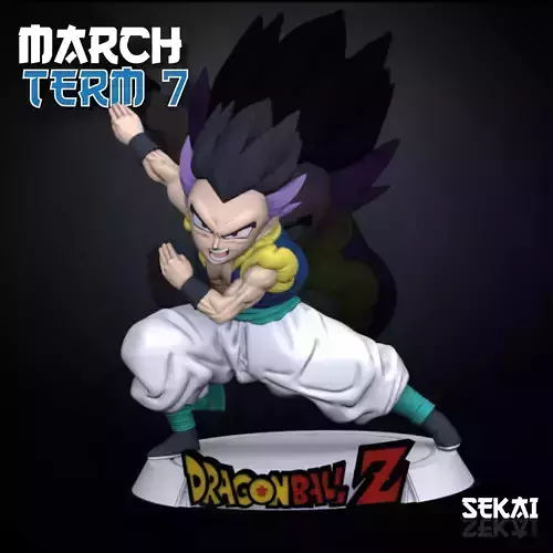 Gotenks Sculpture Sekai 3D Models Ready for 3D printing