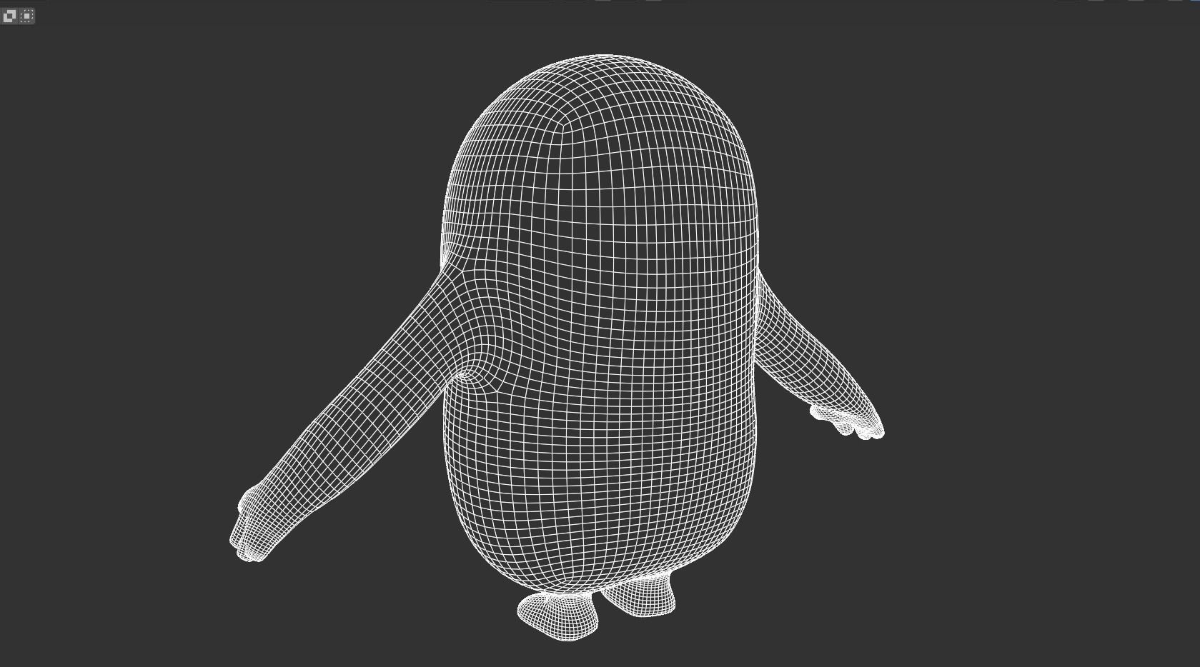 FallGuy 3d Model toy Low-poly 3D model_6