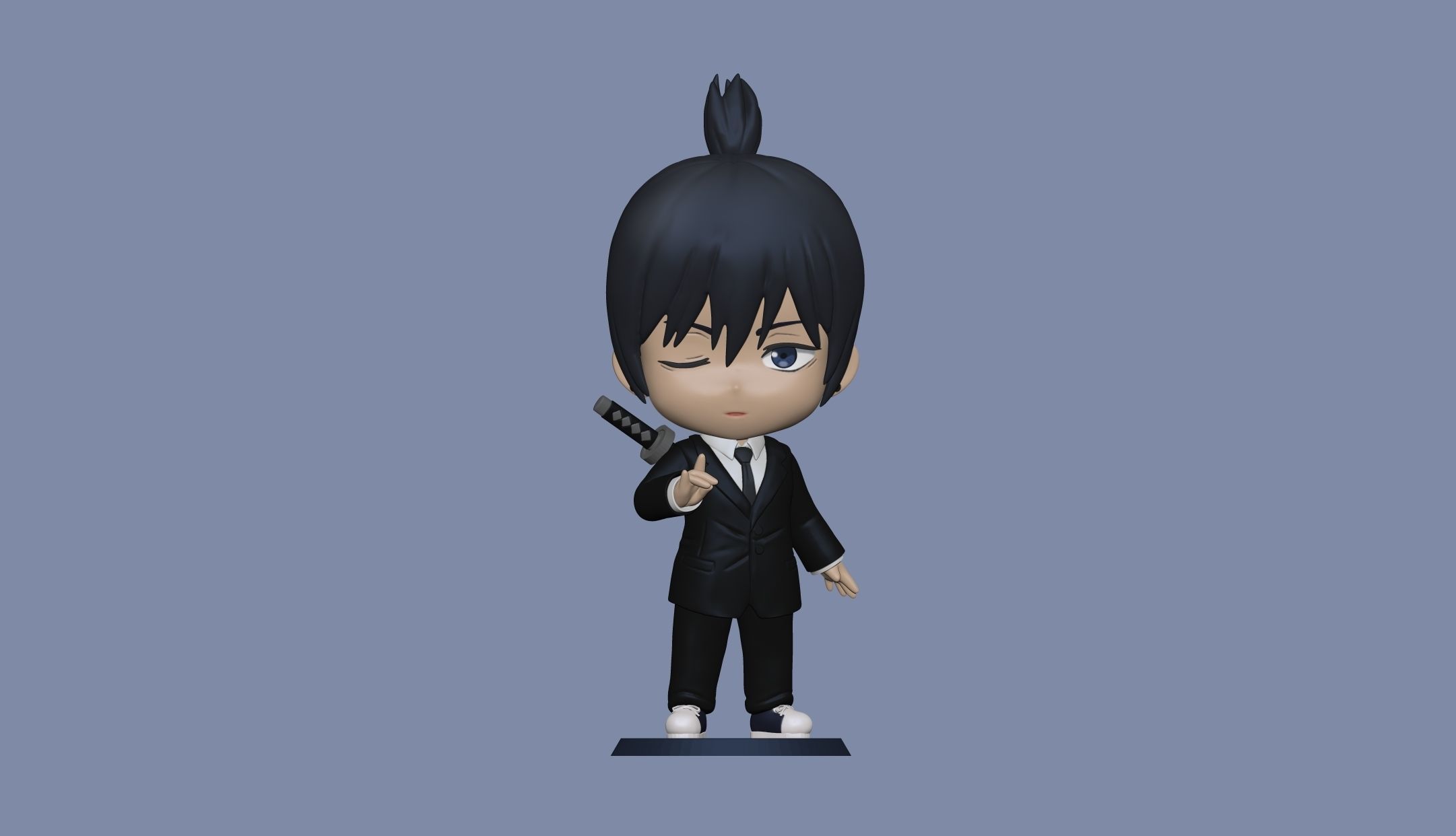 Aki Chainsaw man 3D print model_3