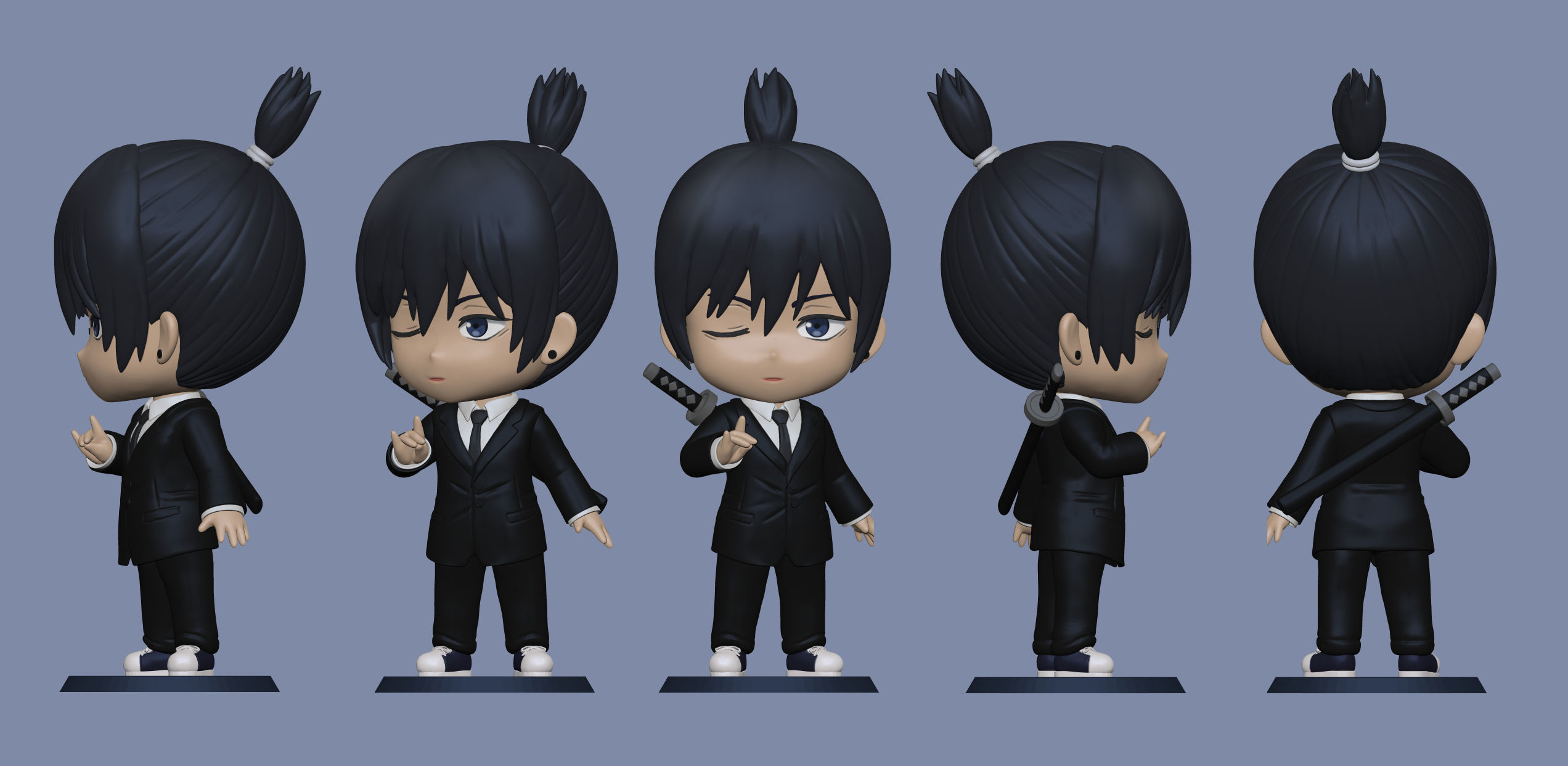 Aki Chainsaw man 3D print model_2