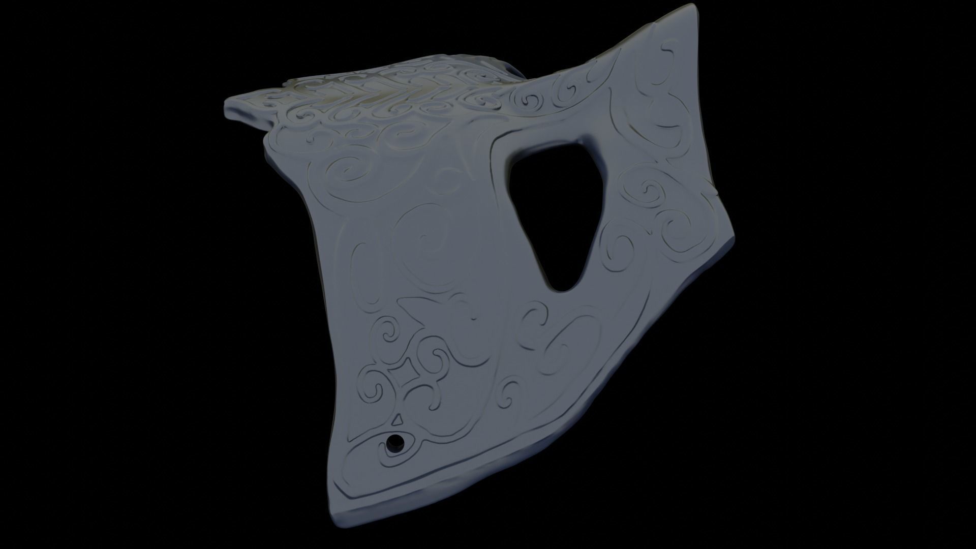 Masquerade Carnival Mask 3D print model_6