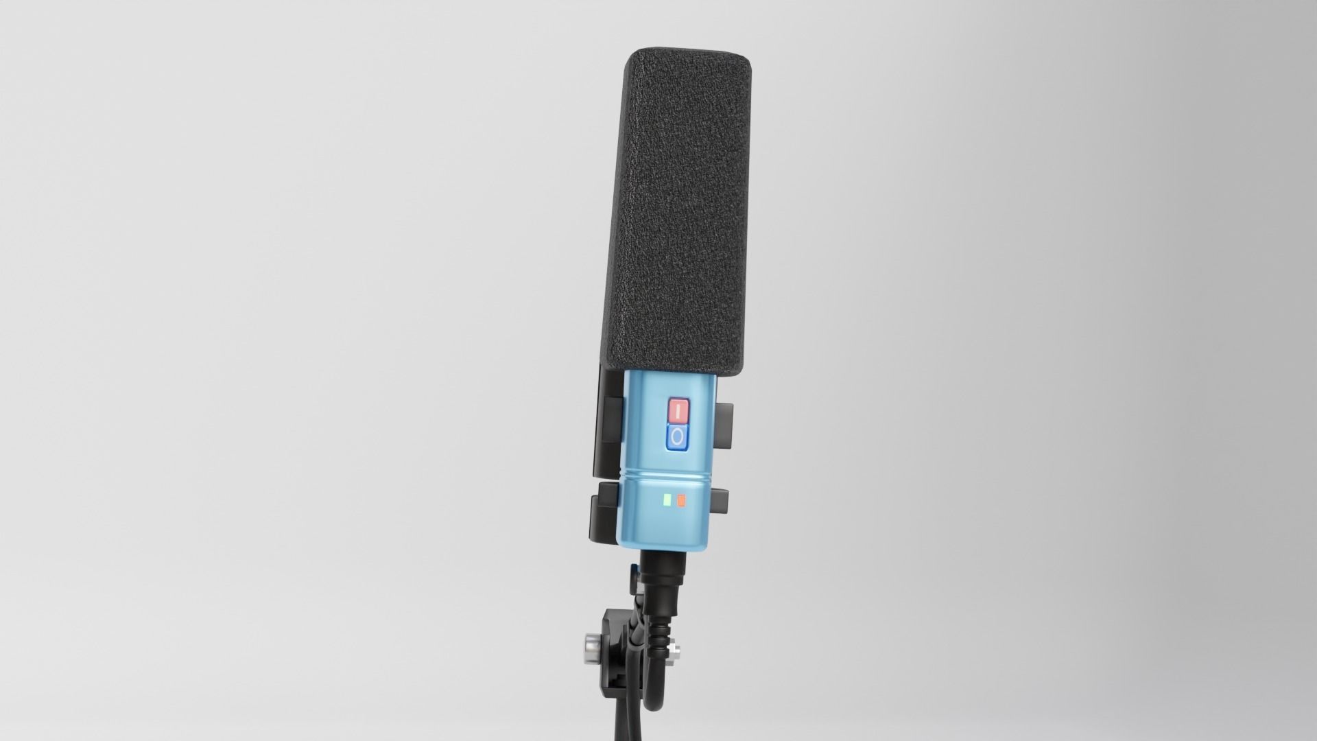 Podcast Microphone 3D model_3