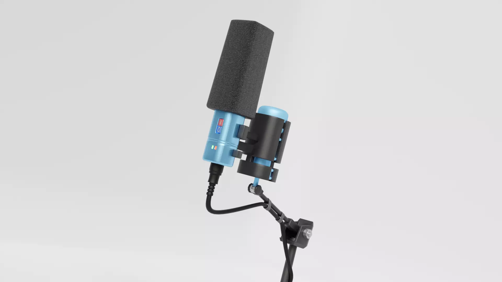 Podcast Microphone 3D model_0