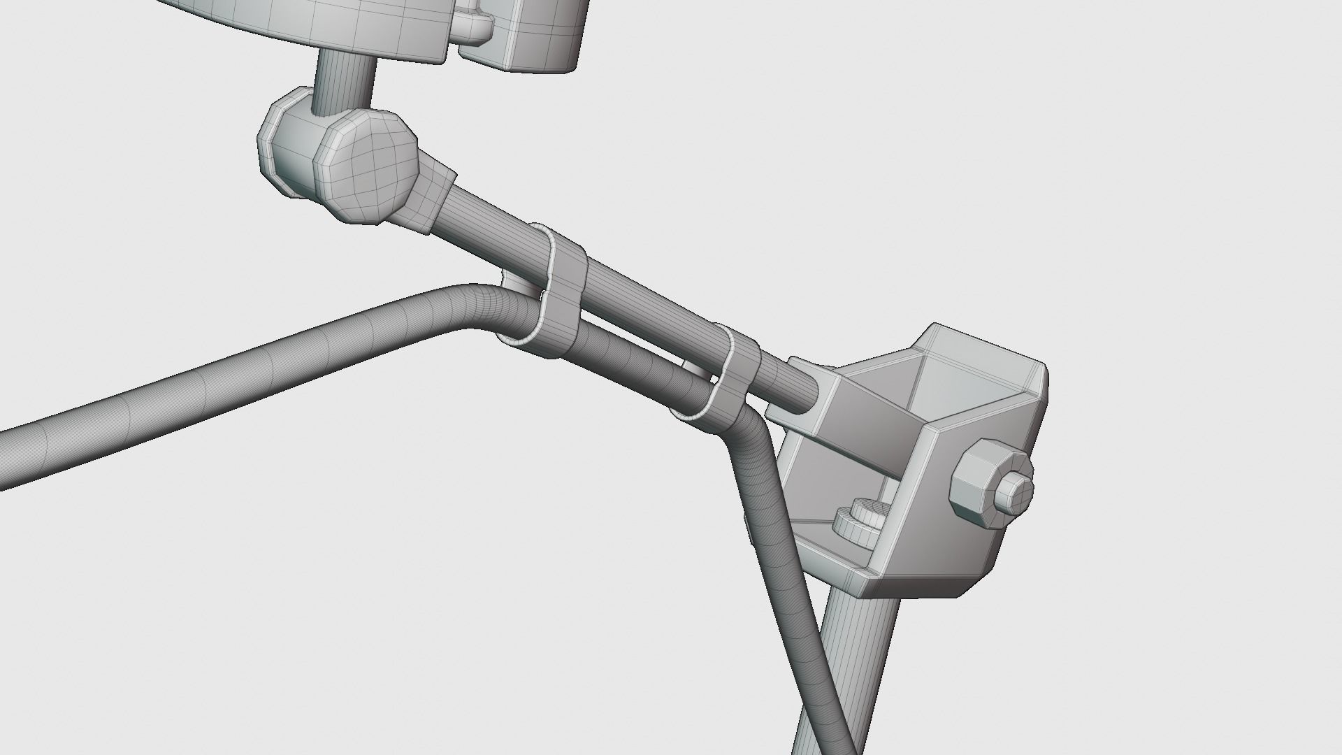 Podcast Microphone 3D model_10