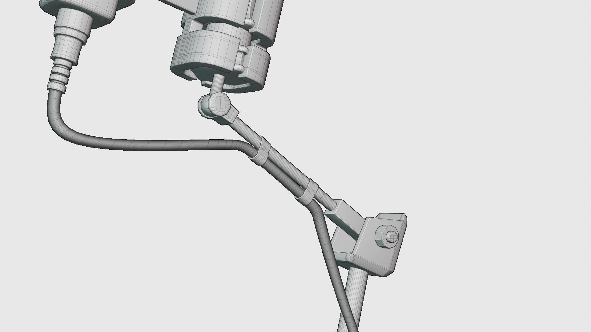 Podcast Microphone 3D model_9
