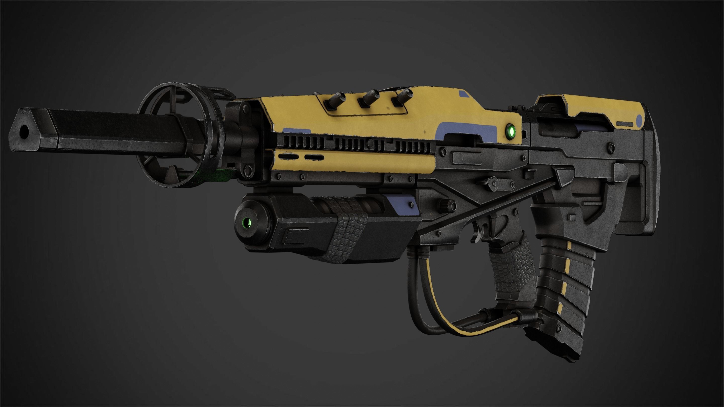 Exo-Stranger Rifle for Cosplay 3D print model_6