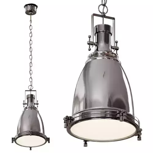 Chrome ceiling lamp Lussole Monsey GRLSP 9614