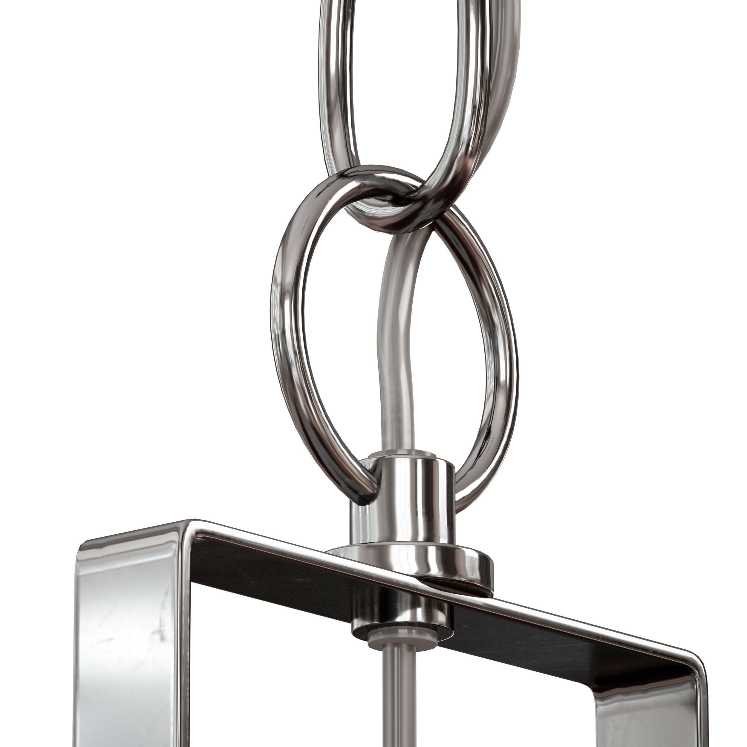 Chrome ceiling lamp Lussole Monsey GRLSP 9614 3D model_5