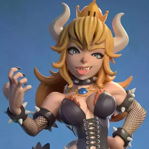 Bowsette Multi Versions SFW NSFW STL 3D print model