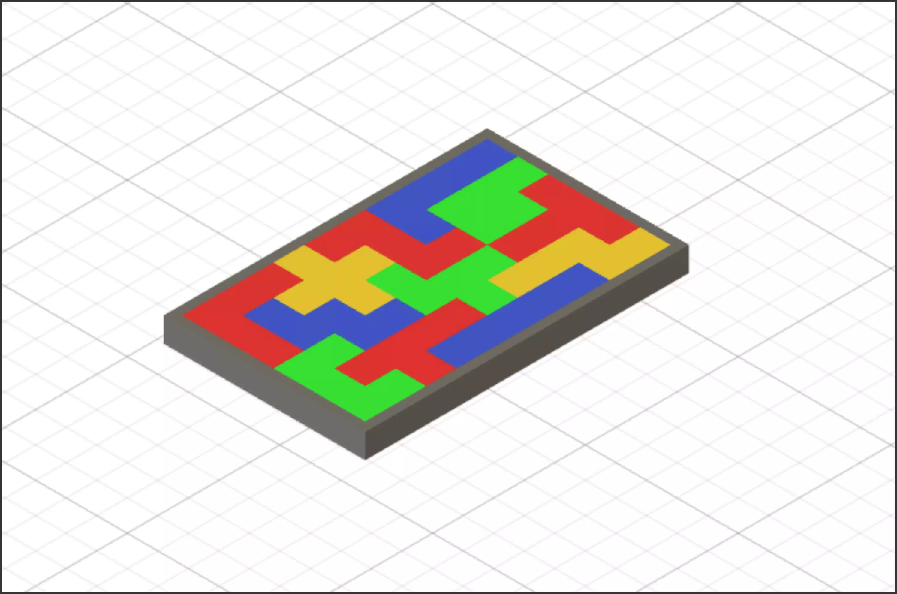 Tumba Genios Puzzle 3D print model_0