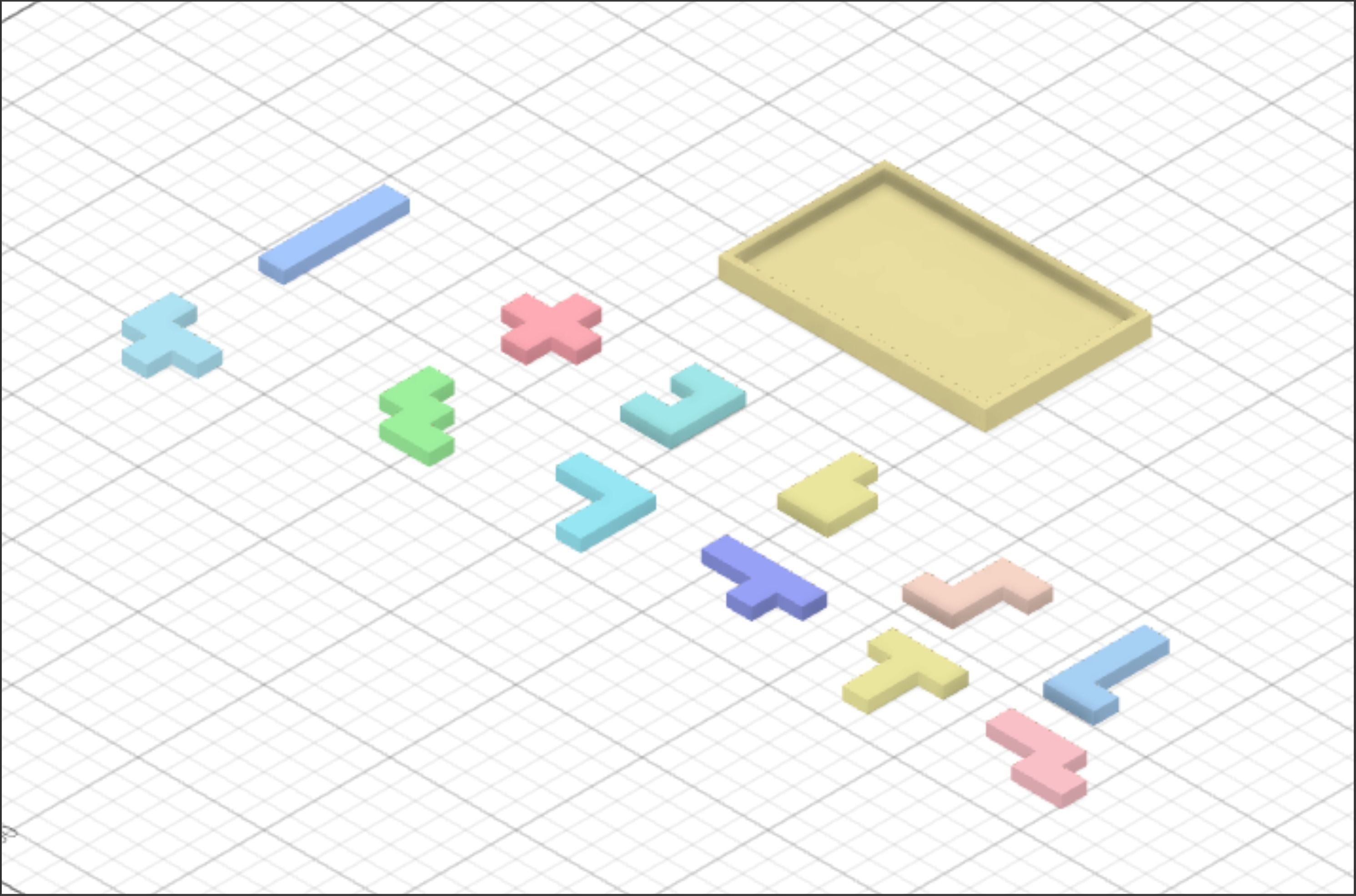 Tumba Genios Puzzle 3D print model_1