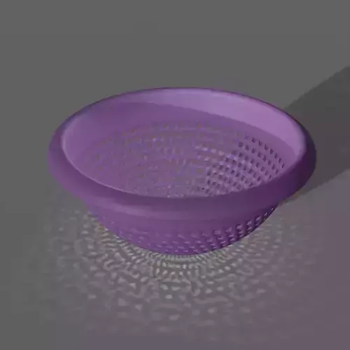 Plastic Sieve Low-poly 3D model