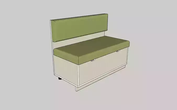 Sofa- bench with cushion