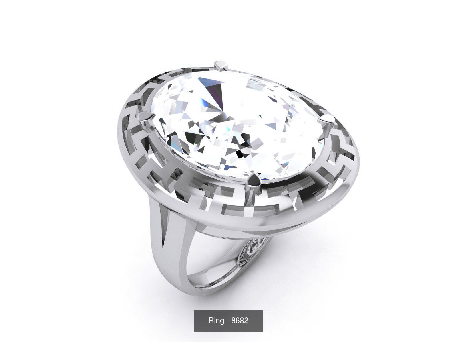 144 Solitaire Ring with 3dm render  details 3D Model Collection_59